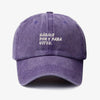 Prewashed Cap Do It By And For You 