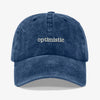 Gorra Prelavada Optimistic